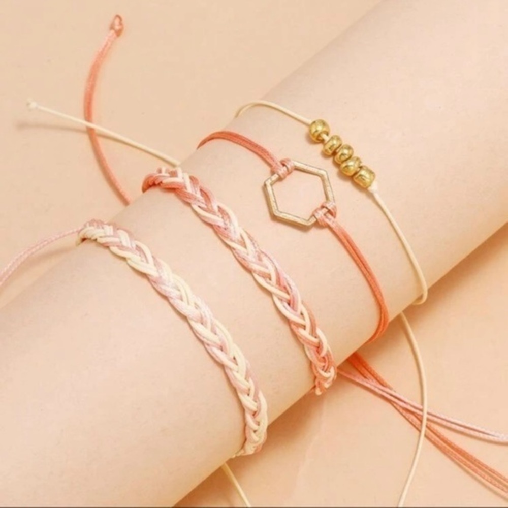 3/$30 💛 4pcs String Bracelets - Picture 2 of 3